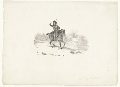 Důstojník dělostřelectva od Theodore Gericault