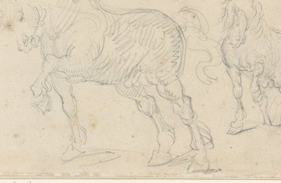 Studie o koních od Theodore Gericault