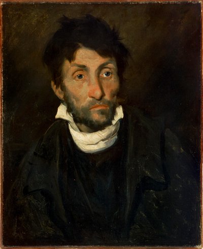 Portrét kleptomana (olej na plátně) od Theodore Gericault