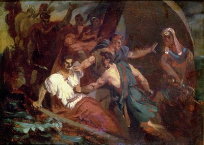 Vzpoura na plachetnici od Theodore Gericault