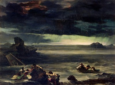 Scéna potopy, 1818-20 od Theodore Gericault