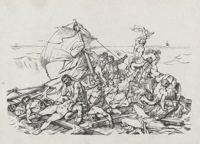 Ztroskotání Meduse, 1820 od Theodore Gericault