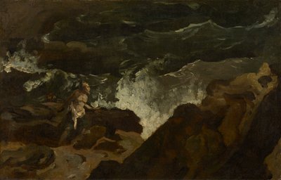 Ztroskotanec na pláži (Bouře) od Theodore Gericault