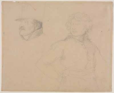 Studie dvou vojáků od Theodore Gericault