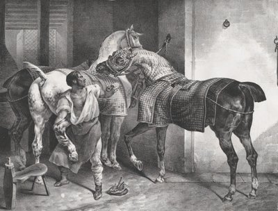 Anglický kovář, 1822. od Theodore Gericault