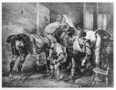 Anglický kovář od Theodore Gericault