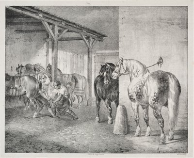 Přívozní bouda od Theodore Gericault