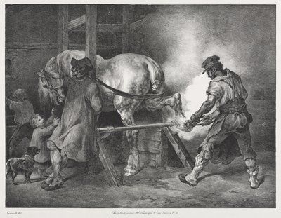 Vlámský kovář od Theodore Gericault