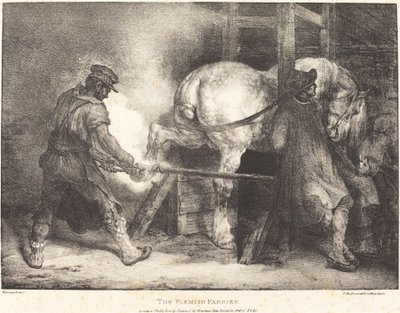 Vlámský podkovář od Theodore Gericault