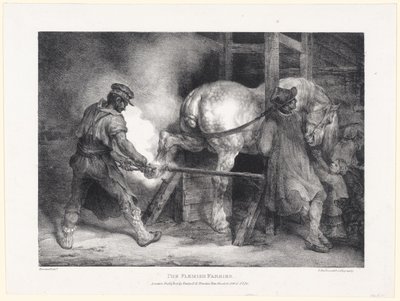 Vlámský kovář od Theodore Gericault