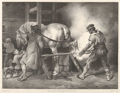 Vlámský kovář od Theodore Gericault