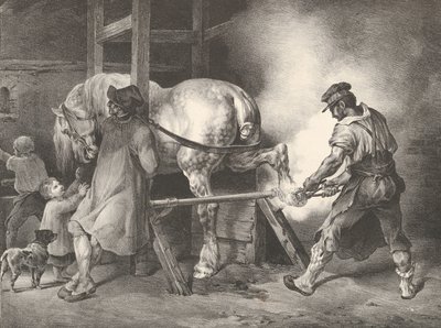 Vlámský podkovář, 1822. od Theodore Gericault