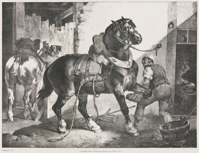Francouzský kovář od Theodore Gericault