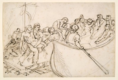 Záchrana trosečníků z voru „Medúza“ od Theodore Gericault