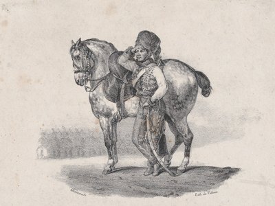 Hussardova trubka, 1823. od Theodore Gericault