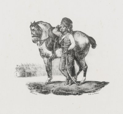 Trubka husarů (Hussar Trumpeter) od Theodore Gericault