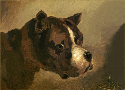 Buldočí hlava od Theodore Gericault