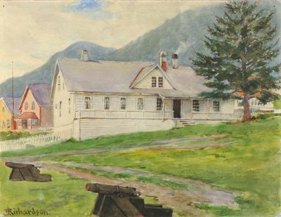Bývalý guvernérský dům, Sitka, 1905. od Theodore J. Richardson