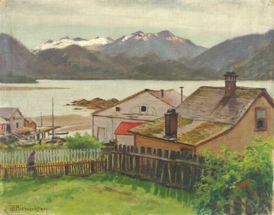 Ve Staré čtvrti, Sitka, 1900. od Theodore J. Richardson