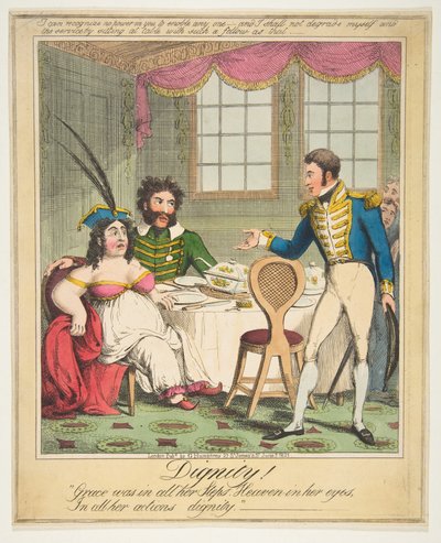 Důstojnost! - Grace byla na všech svých krocích. Nebe v jejích očích, ve všech jejích činech di..., 21. června 1821. od Theodore Lane