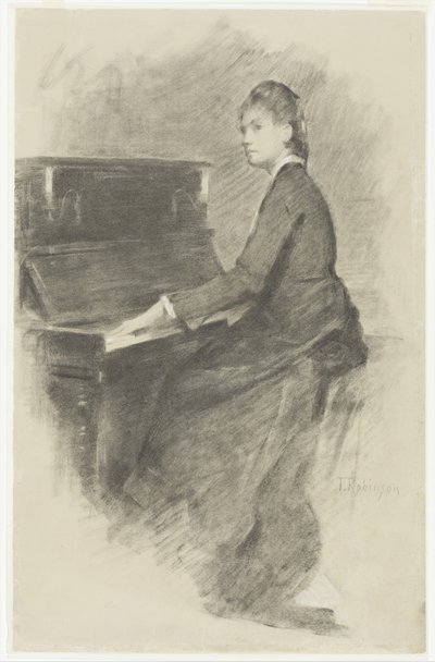 U klavíru, ca. 1887. od Theodore Robinson