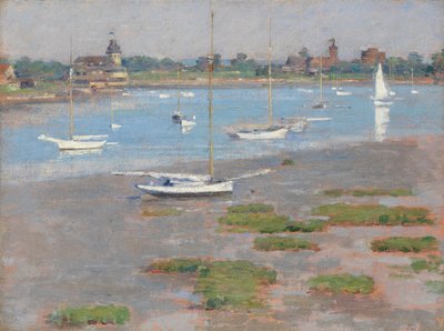 Odliv, Riverside Yacht Club, 1894. od Theodore Robinson