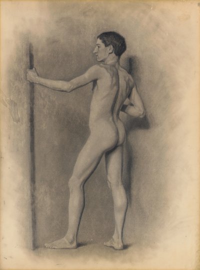Studie mužské postavy, 1875 od Theodore Robinson
