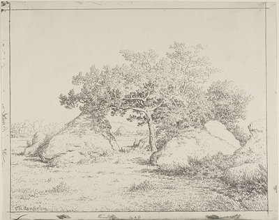 Třešeň v Plante à Biau od Theodore Rousseau