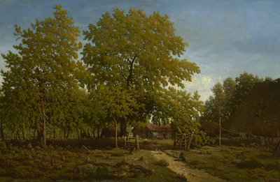 Statek v Landes, 1844-67 od Pierre Etienne Theodore Rousseau