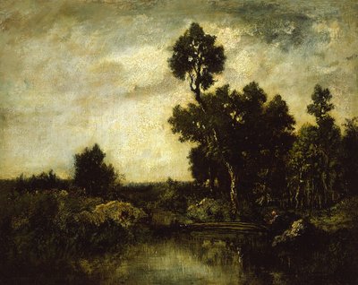 Krajina, kolem roku 1850 od Pierre Etienne Theodore Rousseau