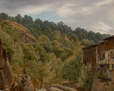 Krajina Auvergne od Theodore Rousseau