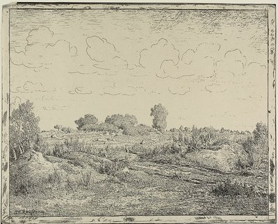 Rovina v Plante v Biau od Theodore Rousseau