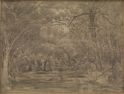 Interiér lesa od Theodore Rousseau