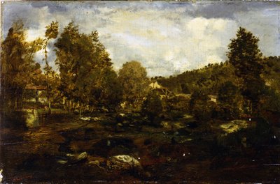 Údolí Tiffauge od Pierre Etienne Theodore Rousseau