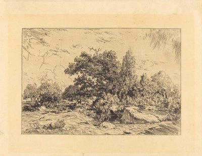 Pohled na Plateau de Bellecroix od Theodore Rousseau