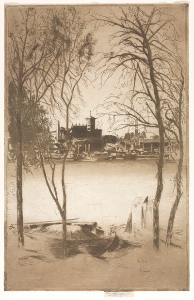 Laburnums a Battersea od Theodore Roussel