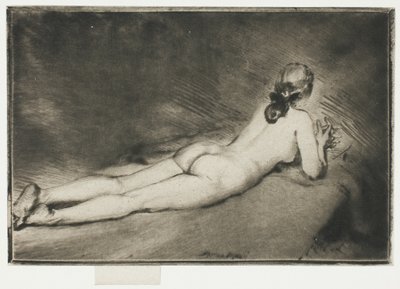 Nahá postava vleže od Theodore Roussel