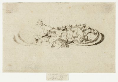 Phaeton, Studie pro dekoraci rámu od Theodore Roussel