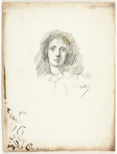 Portrét hlavy od Theodore Roussel