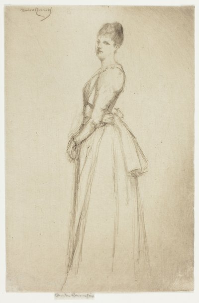 Portrét paní C. W. od Theodore Roussel