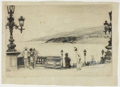 Studie pro The Terrace, Monte Carlo od Theodore Roussel