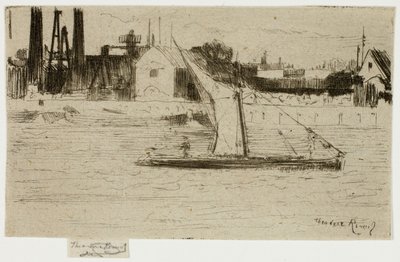 The Little Barge, Chelsea od Theodore Roussel