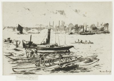 Zahájení provozu na Steamu, Chelsea Embankment od Theodore Roussel