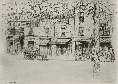 The Street, Chelsea Embankment od Theodore Roussel