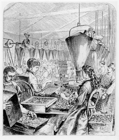 Továrna na mechanizovanou munici v Bridgeportu, Connecticut od Theodore Russell Davis