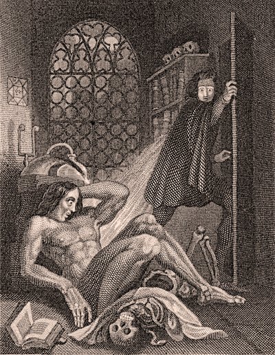 Victor Frankenstein je z jeho tvorby znechucen od Theodore Von Holst