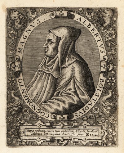 Albertus Magnus, německý katolický biskup. od Theodore de Bry