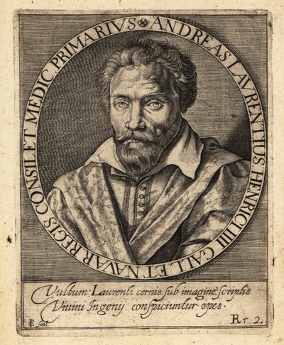 Andre du Laurens, francouzský lékař od Theodore de Bry
