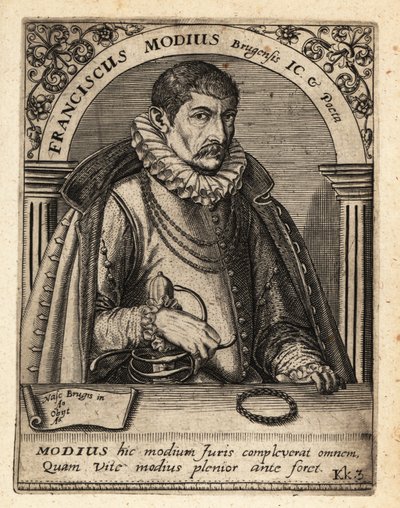 Francois Modius , vlámský právník a humanista od Theodore de Bry