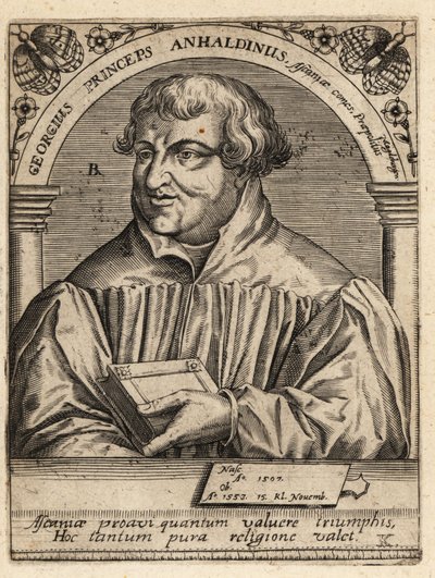 Jiří III., kníže z Anhalt-Dessau od Theodore de Bry